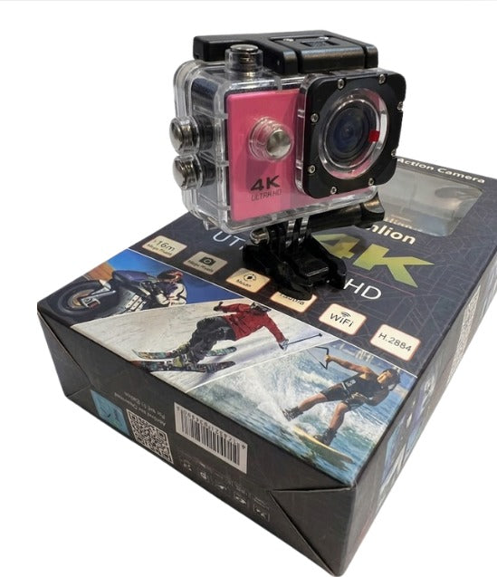 Cámara Deportiva 4K Tipo GoPro Impermeable